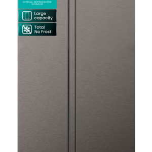 Hisense 543L Frost Free Side by Side Fridge Freezer PureFlat Stainless Steel