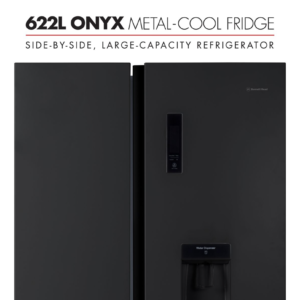 Bennett Read 622L ONYX Side-by-Side Fridge