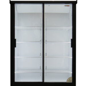 748L Double Glass door Beverage Cooler