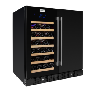 SnoMaster - 34 Bottle + 95L Double Door Wine/Bev Cooler (SMBW-95-34)